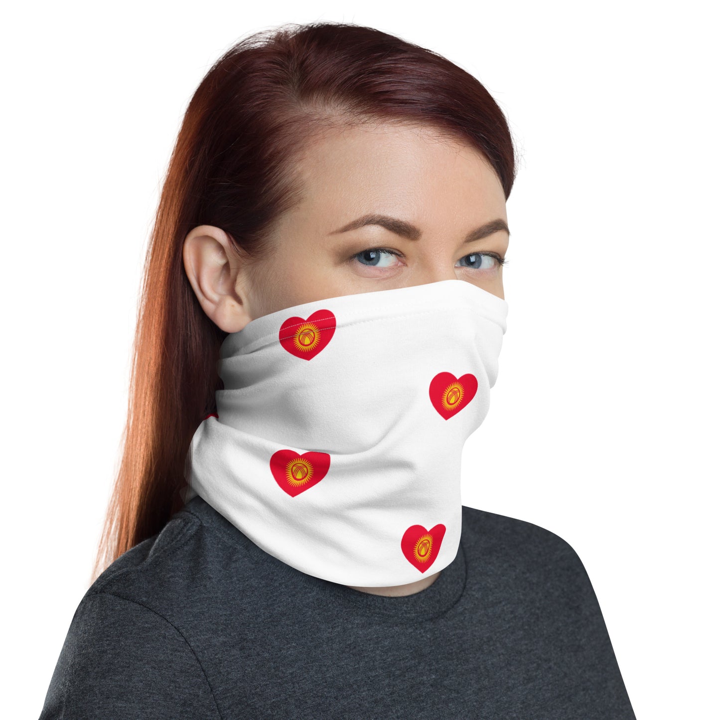 Neck Mask Kyrgyz Heart