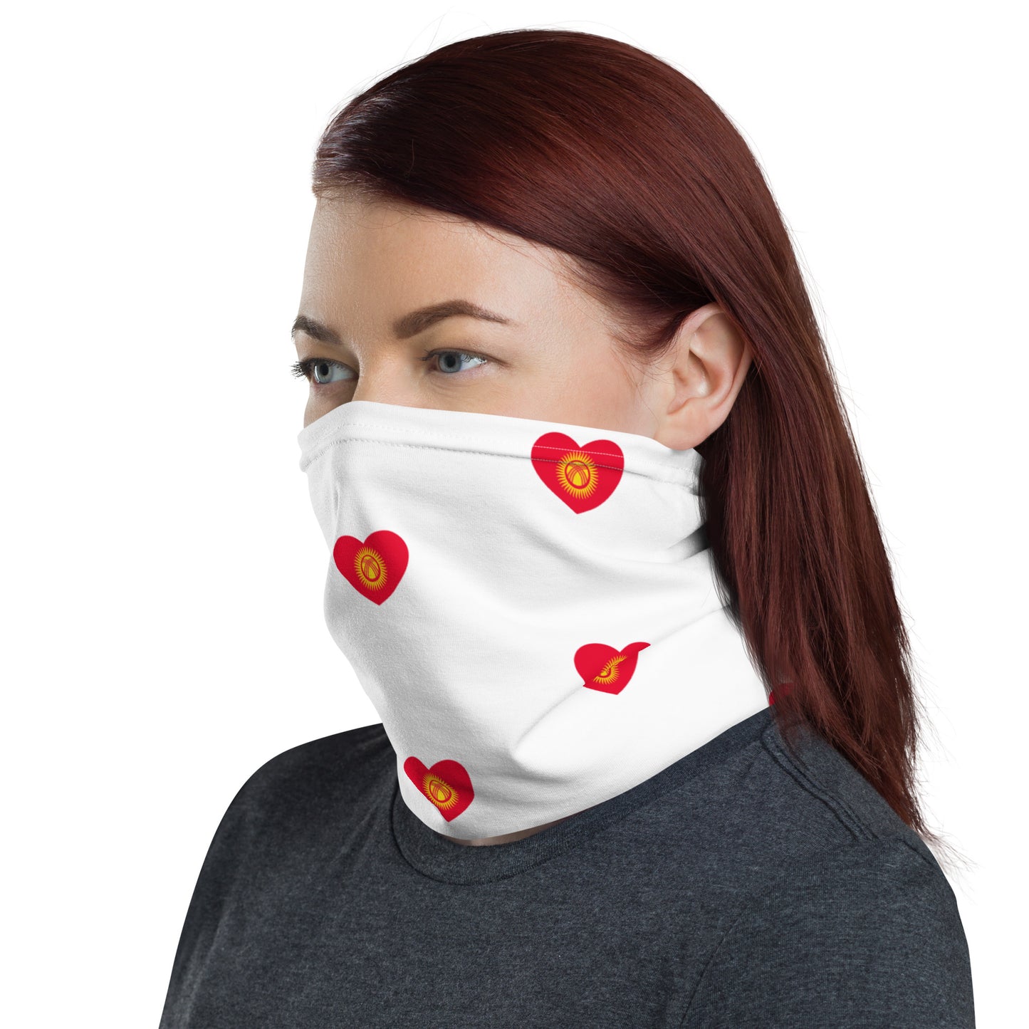 Neck Mask Kyrgyz Heart